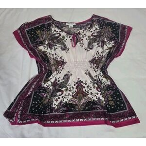 Claudia Richard Women's XL Empire Waist Blouse